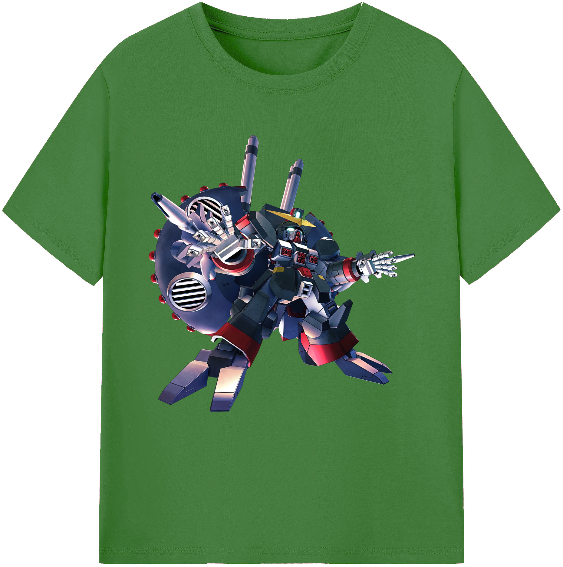 （画像用） 機動戦士ガンダム Mobile Suit Gundam レディースカジュアルプリントTシャツ（綿100％）